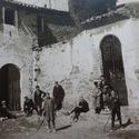 Anys 20 del segle XX. Excursió de santjustencs a l'Ermita de Santa Creu. Col·lecció Quintana Cortès